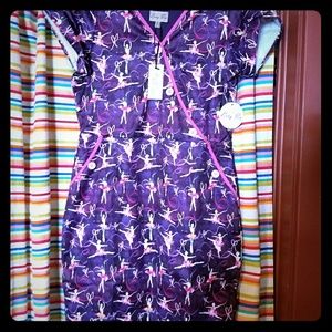 Lindy bop ballerina print dress